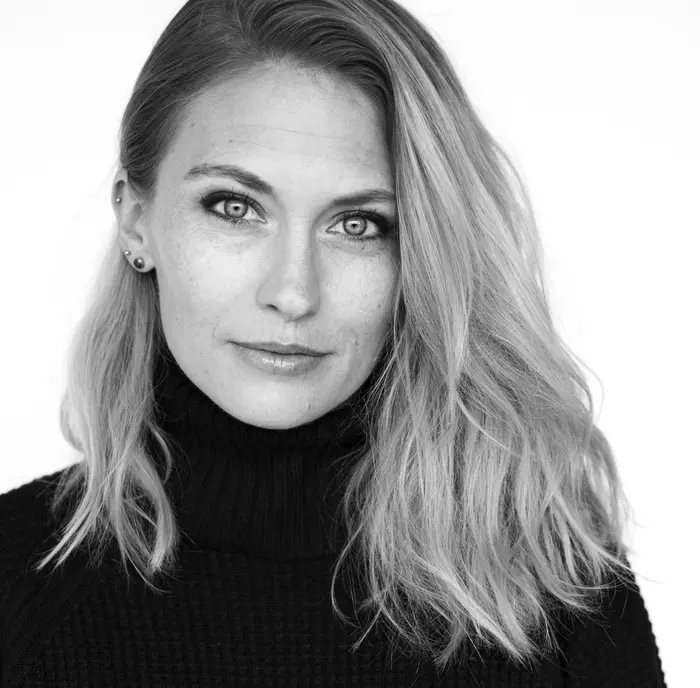 Portrait Frau schw-w